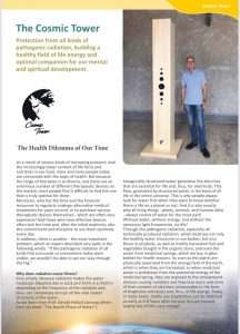 The Cosmic Tower Information Brochure In English
